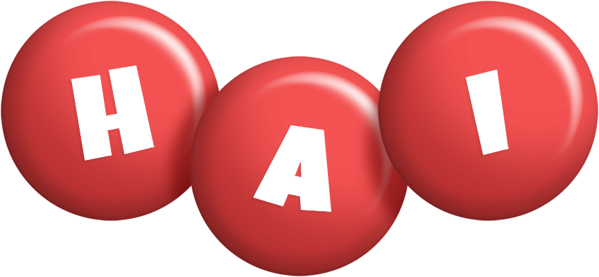 Hai candy-red logo