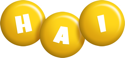 Hai candy-yellow logo