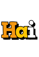 Hai cartoon logo