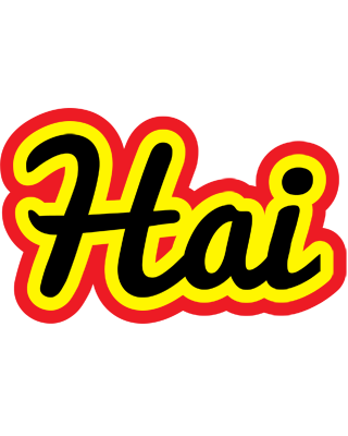Hai flaming logo