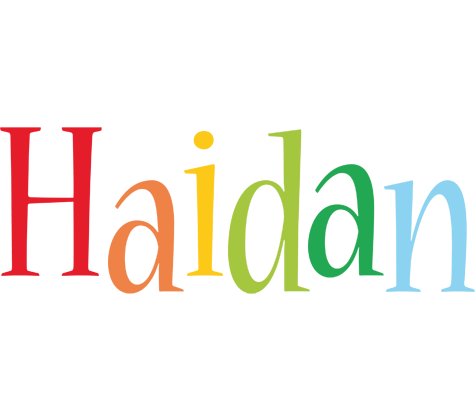 Haidan birthday logo