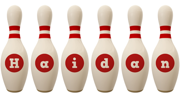 Haidan bowling-pin logo