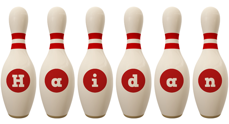 Haidan bowling-pin logo