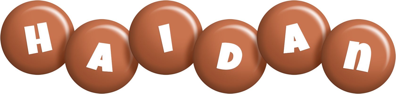 Haidan candy-brown logo