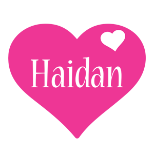 Haidan love-heart logo