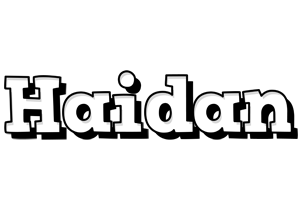 Haidan snowing logo