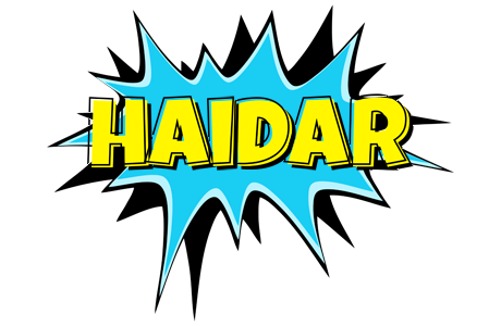 Haidar amazing logo