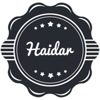 Haidar badge logo