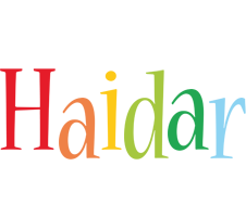 Haidar birthday logo