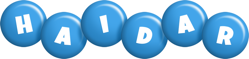 Haidar candy-blue logo