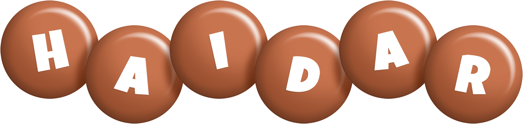 Haidar candy-brown logo