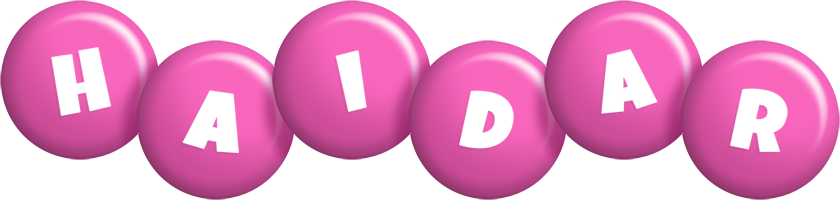 Haidar candy-pink logo