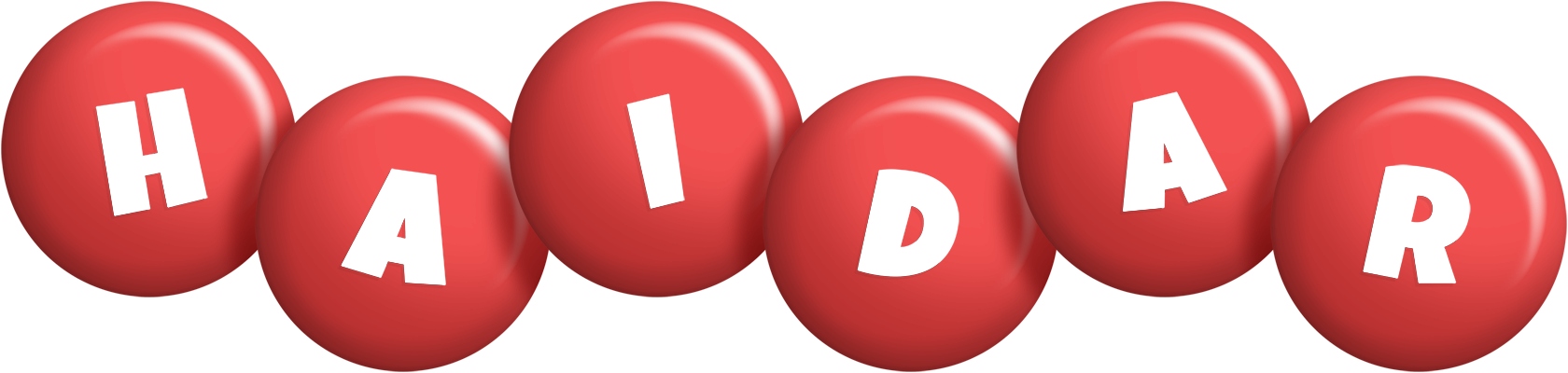 Haidar candy-red logo