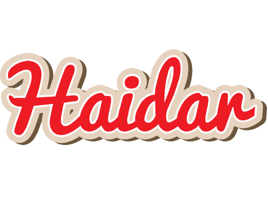 Haidar chocolate logo