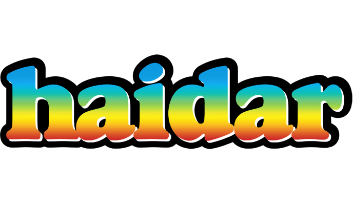 Haidar color logo