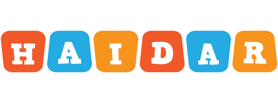 Haidar comics logo