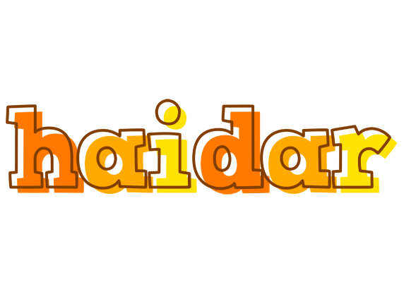 Haidar desert logo