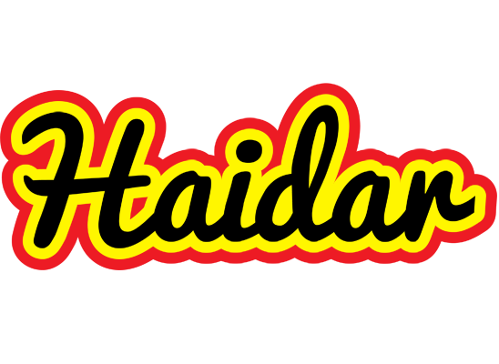 Haidar flaming logo