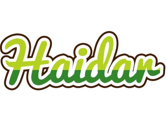 Haidar golfing logo