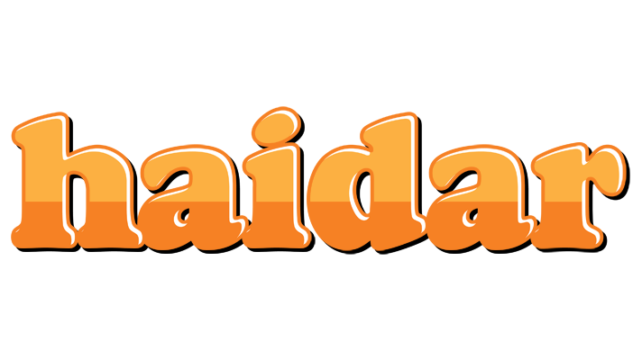 Haidar orange logo