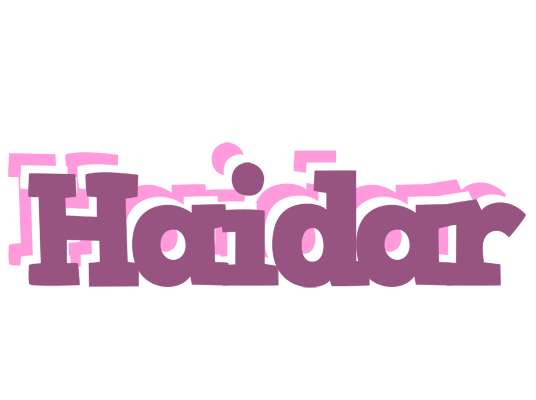 Haidar relaxing logo