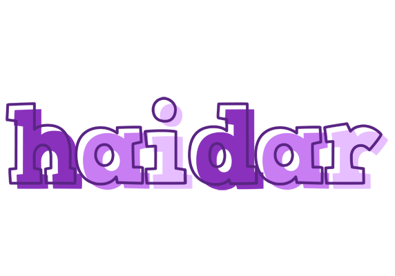 Haidar sensual logo