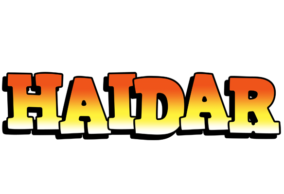 Haidar sunset logo