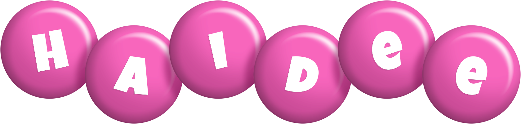 Haidee candy-pink logo
