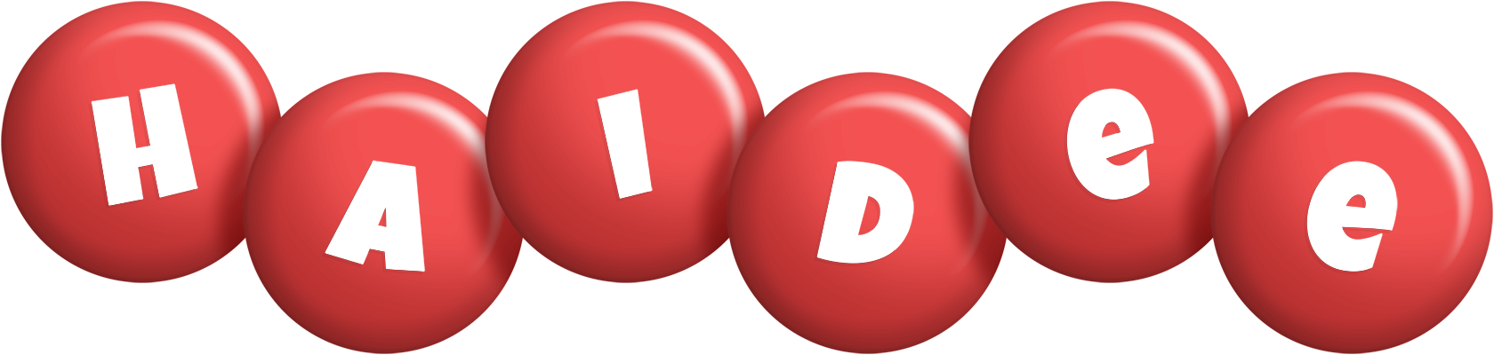 Haidee candy-red logo