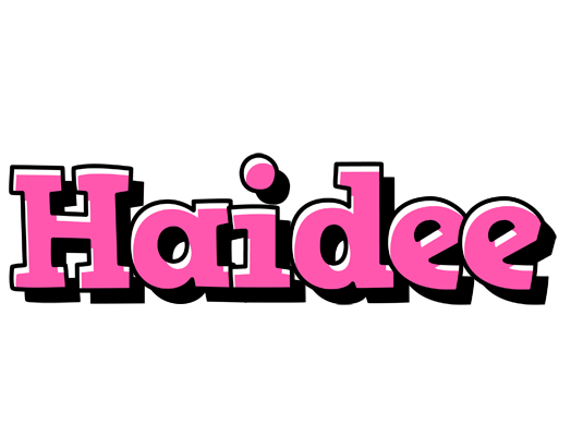 Haidee girlish logo