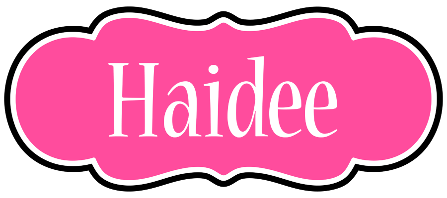 Haidee invitation logo