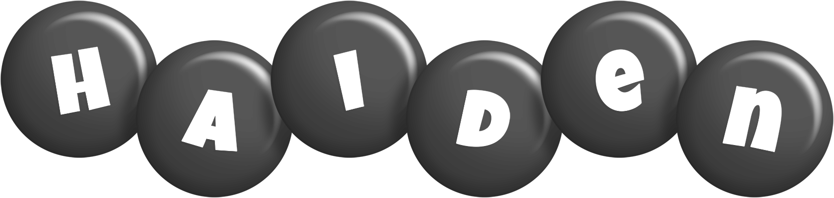 Haiden candy-black logo