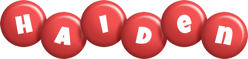 Haiden candy-red logo