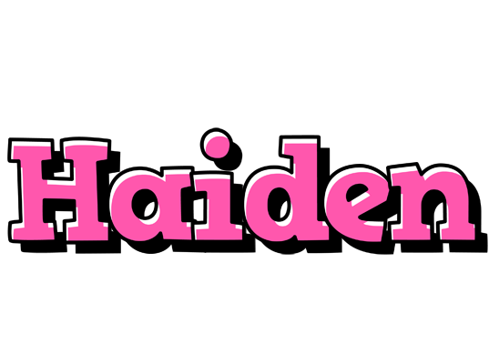 Haiden girlish logo