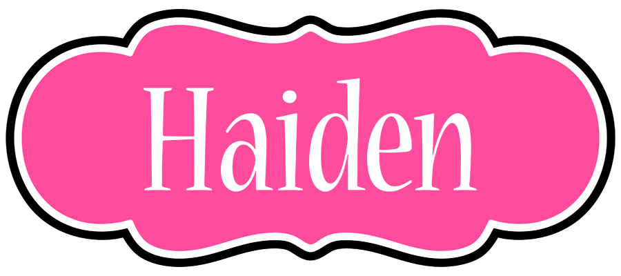Haiden invitation logo