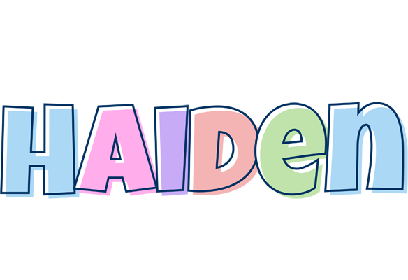Haiden pastel logo