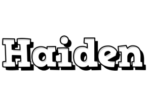 Haiden snowing logo