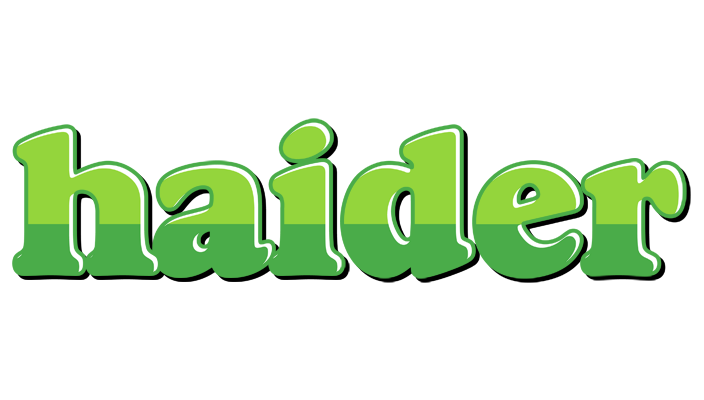Haider apple logo