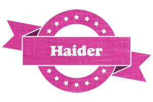 Haider beauty logo