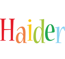 Haider birthday logo