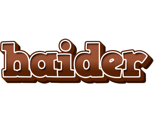Haider brownie logo