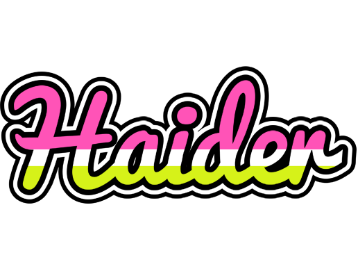Haider candies logo