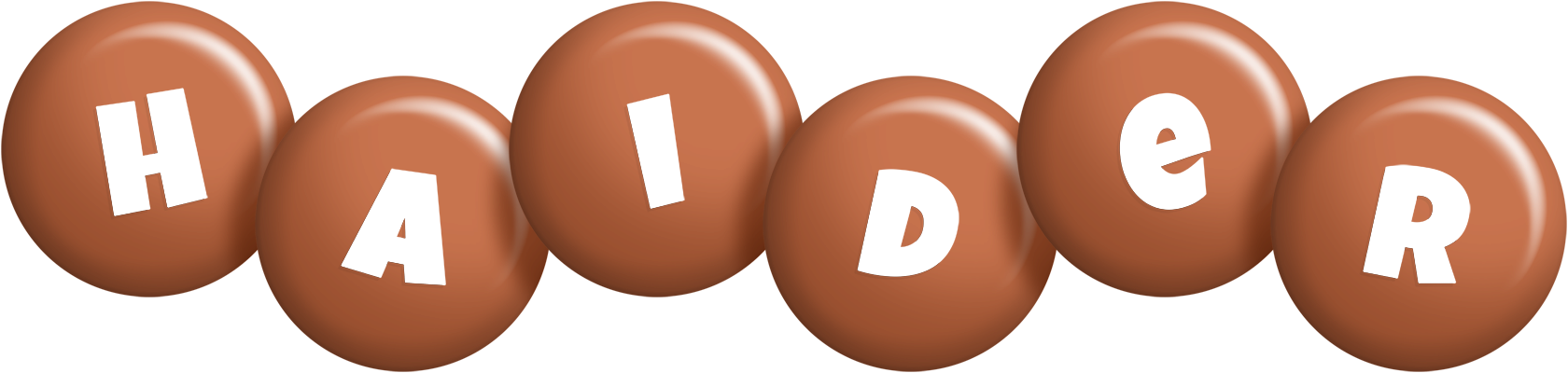 Haider candy-brown logo