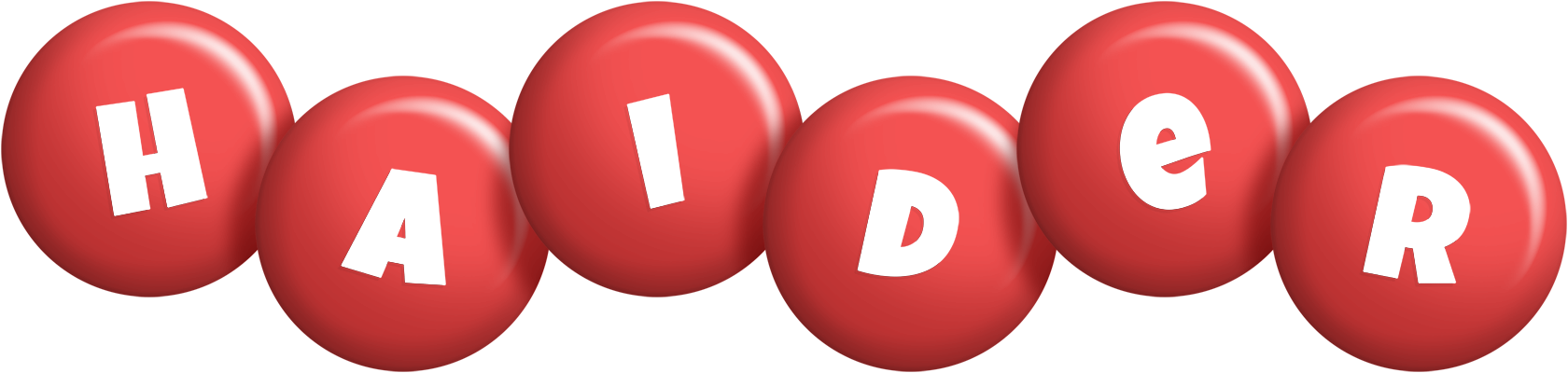 Haider candy-red logo