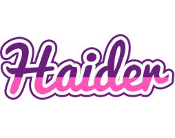 Haider cheerful logo