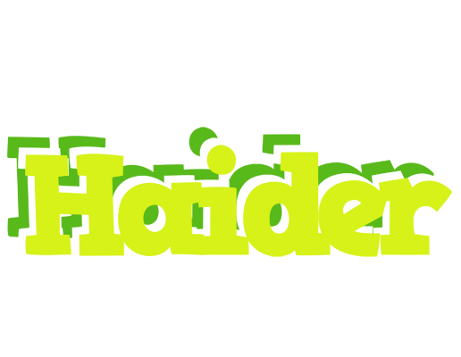 Haider citrus logo