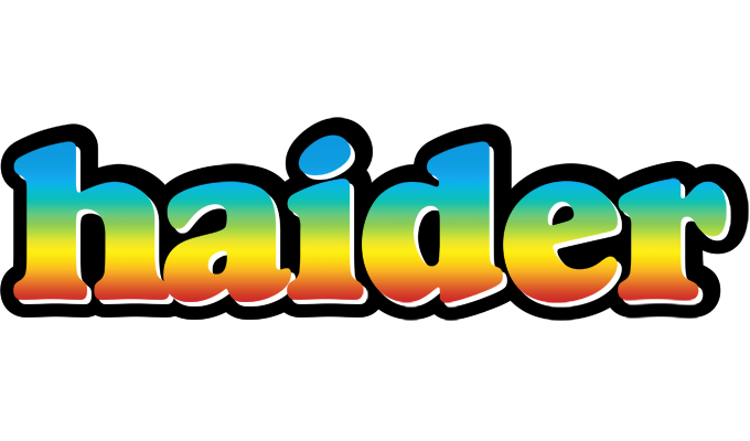 Haider color logo