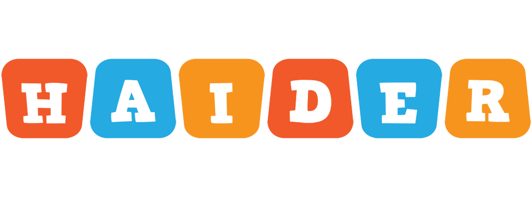 Haider comics logo