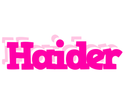 Haider dancing logo