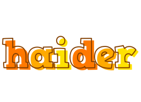 Haider desert logo